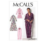McCall's Patterns McCall's Women's Pajama Pants and Robe Sizes L-XL S