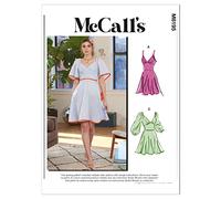 McCall's Sew Patterns M8195F5 Patrón de Costura para Vestidos de Mujer (44-48-50-52), Papel, Multicolor, F5 (16-18-20-22-24)