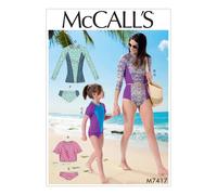 McCall's Swimsuits Sewing Pattern 8-10-12-14-16-18-20-22