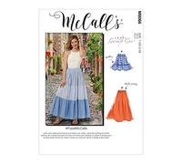 McCall's ZZ (LRG-XLG-XXL) McCalls Pattern M8066ZZ-Faldas fruncidas de Meter para Mujer con variaciones de Nivel y Longitud, Varios