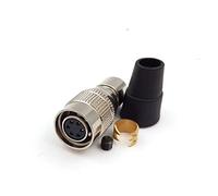 MCcamstore HR10A-7P-6S (73) Enchufe hembra de 6 pines para conector Hirose 6pin, utilizado para AVT CCD GIGE BASLER ACA I/O Trigger LINE (HR10A-7P-6S)