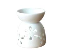 Mcclellanty Artesanías de Cerámica Estufa de Aromaterapia Hueca de Cerámica Candelabro Estilo Hecho A Mano 3