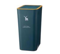 Mcclellanty Cesto de Basura Tipo Empuje, Diseño Estrecho, Apertura Amplia, A Prueba de Perros, Ahorra Espacio, Bloquea los Olores, Tapa, Contenedor de Basura, Suministros de Cocina