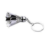 Mcclellanty Creative - Llaveros de bádminton de metal en tres dimensiones, recuerdo colgante de torneo de bádminton deportes deportes lindo colgante