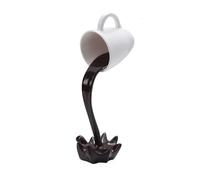 Mcclellanty Escultura de de Café Derramada, Salpicadura Mágica, Decoración Única para la Cocina y el Hogar, Ideal para la Decoración de Escritorios y Habitaciones