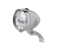 Mcclellanty Faros Delanteros para Bicicleta de Montaña, Faros Retro, Luces de Conducción de 3 LED, Luces Delanteras, Equipo de Conducción, Color Plateado