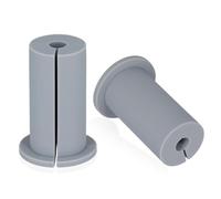 Mcclellanty Kit de Enrutamiento de Cables 2 Piezas para, paso de Cable a través de Anillos para Agujero de Pared de 1 Pulgada, Pasa de Pared para Cable Ethernet, Gris