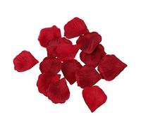 Mcclellanty - Lote de 300 piezas de tela, diseño de pétalos de flores, color rojo