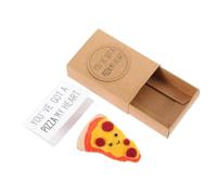 Mcclellanty Mini Cajas de Pizza Inspiradas en la Amistad, Mini Caja de Regalo de Pizza - Regalo de Novedad Lindo