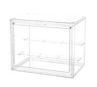 Mcclellanty Soporte de Exhibición Caja de Almacenamiento Transparente con Forma de Escalera Caja de Exhibición de Marionetas de Mano 27 X 18 X 22 cm