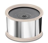 Mcclellanty Tazón de Agua para Perros de 6,5 L, 1,6 Galones de Gran Capacidad, Cuenco de Agua para Perros Sin Derrames, Alimentador de Agua A Prueba de Derrames de Acero Inoxidable (C)