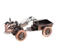Mcclellanty Tractor de Hierro Forjado Modelo de Coche Retro Adorno de Coche Foto en Forma de Tractor DecoracióN de Escritorio DecoracióN del Hogar Tractor Vintage-B