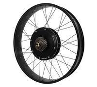 MccoMMon Kit de bicicleta eléctrica de 1500 W, 48 V, 26 pulgadas, rueda trasera para bicicleta eléctrica, volante trasero y pantalla LCD para bicicleta de 26 pulgadas