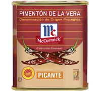 McCORMICK - Especias Cocina - Pimentón de la Vera D.O.P. picante - Para Paella, Pulpo, Patatas bravas, Tortillas, y Estofados - 70g