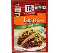 McCormick Mezcla de condimentos para tacos sin gluten (paquete de 4) paquetes de 1.25 onzas por McCormick