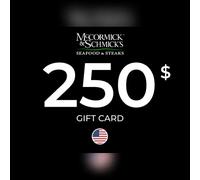 McCormick & Schmick's Gift Card 250 USD Key - UNITED STATES