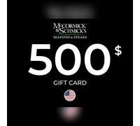 McCormick & Schmick's Gift Card 500 USD Key - UNITED STATES