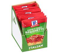 McCormick Spaghetti, Thick & Zesty, 1.37 Ounce (Pack of 12)