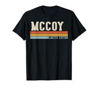 Mccoy Retro Vintage Hombres Niños Niños Primer Nombre Camiseta
