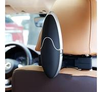 MCDA Percha Coche para BMW X5 G05 2018 2019 2020 2021 2022 2023 2024 2025, Perchero Universal Plegable el Viaje Respaldo del Asiento Headrest Hook Accesorios,Schwarz