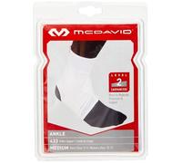 McDavid 433R Tobillera Transpirable con cinchas, Unisex Adulto, Blanco, M