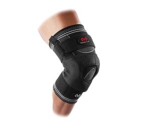 McDavid 5149 Rodillera, Unisex Adulto, Negro/Gris, S