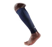 McDavid Elite Compression Recovery - Mangas para pantorrillas, talla L, color negro y azul alto