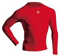MCDAVID Long Sleeve Body Shirt Mock Neck Scarlet S Camiseta, Unisex Adulto, Rojo