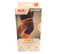 Mcdavid Rodillera deportiva de punto con refuerzo de gel S/M gris