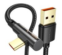 Mcdodo USB Tipo-C a USB A 90° (1.2m) - Carga Rápida PD 100W 6A - Compatible con Huawei, Samsung, Xiaomi, OPPO, VIVO