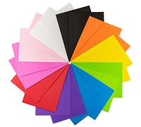 MCE-Commerce A705020 - Placas de goma MOOSGUMMI, 20 unidades, A4, 20 x 29 cm, 2 mm de grosor, placas de espuma, multicolor,