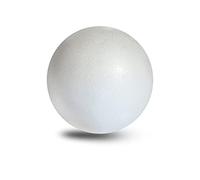 MCE-Commerce Bola de poliestireno diámetro, Lisa y Duradera, 1 Unidad para Manualidades, modelismo, proyectos creativos, Espuma, Blanco, Ø 15 cm - 1 Stück