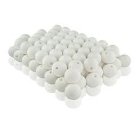 MCE-Commerce Bolas de algodón de 30 mm, 100 Unidades, Blanco, 3 cm