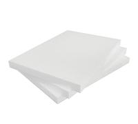 MCE-Commerce Placas de poliestireno rectangulares, 210 x 297 x 20 mm, 3 Unidades para Manualidades, modelismo, proyectos creativos, Blanco, A4 21×29,7×2 cm