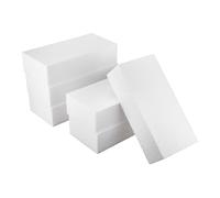 MCE-Commerce, rectángulos de poliestireno, bloques para manualidades, 5 cm, Blanco, 20×10×5cm, 6