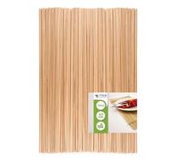 MCE-Commerce Varillas Redondas de Madera de Haya Natural, diámetro de 3 mm, Longitud 40 cm, 100 Unidades, modelismo, Manualidades, Naturaleza, Ø 3 mm x 40 cm