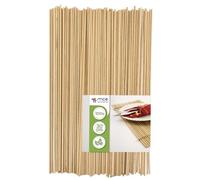 MCE-Commerce Varillas Redondas de Madera de Haya Natural, diámetro de 3 mm, Longitud de 30 cm, 100 Unidades, modelismo, Manualidades, Naturaleza, Ø 3 mm x 30 cm