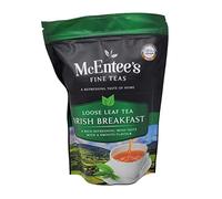 McEntee's Irish Breakfast Té (Paquete de 2) - Bolsas de 250 g - Mezclado por expertos en Irlanda. Una mezcla irlandesa tradicional de té de Ceilán y Assam.