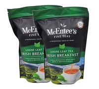 McEntee's Irish Breakfast Té - Bolsas de 250gm - Mezcla irlandesa de tés de Ceilán y Assam , mezcla fuerte de té negro