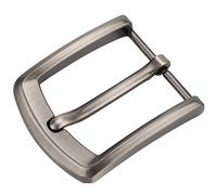 McFanBe Hebilla de Cinturón de 1,5 Pulgadas (38-40 mm) Hebilla de Repuesto Cuadrada de Una Sola Punta para Hombres Mujeres Cinturón (Gris08)