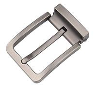 McFanBe Hebilla de Cinturón de 1,5 Pulgadas (38-40 mm) Hebilla de Repuesto Cuadrada de Una Sola Punta para Hombres Mujeres Cinturón (Gris18)