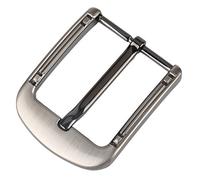 McFanBe Hebilla de Cinturón de 1,5 Pulgadas (38-40 mm) Hebilla de Repuesto Cuadrada de Una Sola Punta para Hombres Mujeres Cinturón (Gris11)