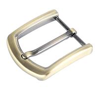 McFanBe Hebilla de Cinturón de 1,5 Pulgadas (38-40 mm) Hebilla de Repuesto Cuadrada de Una Sola Punta para Hombres Mujeres Cinturón (Bronce01)
