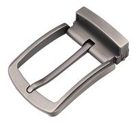 McFanBe Hebilla de Cinturón de 1,5 Pulgadas (38-40 mm) Hebilla de Repuesto Cuadrada de Una Sola Punta para Hombres Mujeres Cinturón (Gris20)