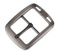 McFanBe Hebilla de Cinturón de 1,5 Pulgadas (38-40 mm) Hebilla de Repuesto Cuadrada de Una Sola Punta para Hombres Mujeres Cinturón (Gris06)