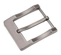 McFanBe Hebilla de Cinturón de 1,5 Pulgadas (38-40 mm) Hebilla de Repuesto Cuadrada de Una Sola Punta para Hombres Mujeres Cinturón (Gris17)