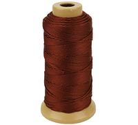 McFanBe Twisted Nylon Line Twine Cordón para Jardinería Marcado Proyectos de Bricolaje Elaboración de Mampostería (1.5mm-328 Feet, Marrón)
