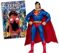 McFarlane DC Direct Page Punchers Superman (Zero Hour) Figura de acción de 7 Pulgadas con Juguetes de cómic