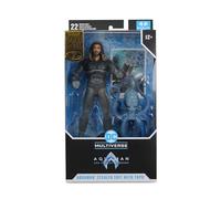 McFarlane DC Multiverse Collection, Escultura de Aquaman, Figura articulada de 18 cm con peana y pulpo de accesorio, diseño de la película, para coleccionistas, +12 años, Bizak (64385539)