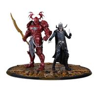 McFarlane DC Multiverse Collector Edition Figuras de acción #04 Batman Who Laughs (Knight Armor) y Merciless (Dark Multiverse) 18 cm